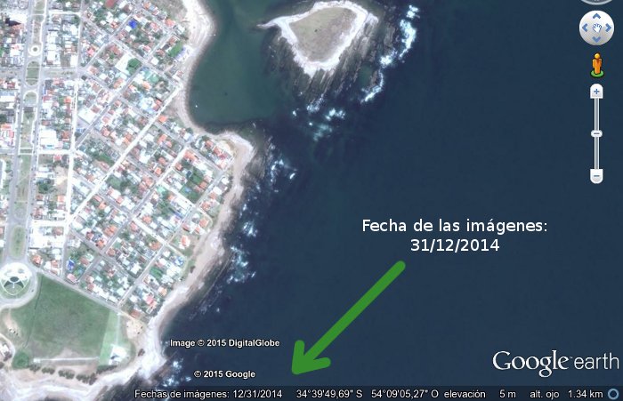 la paloma Google Earth actualizado