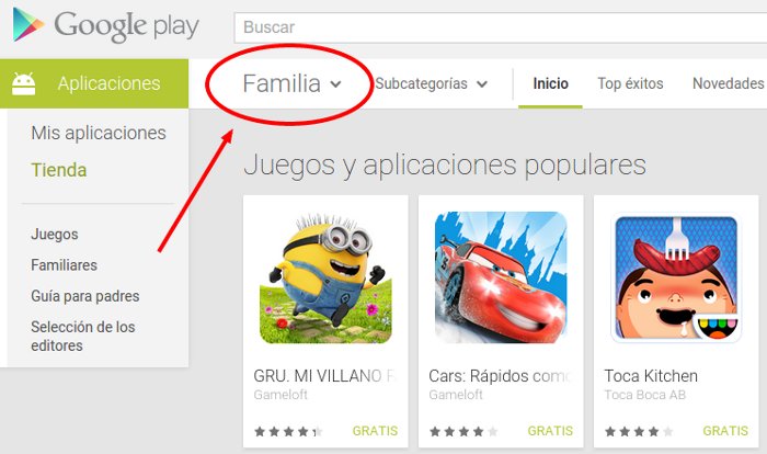 google play family