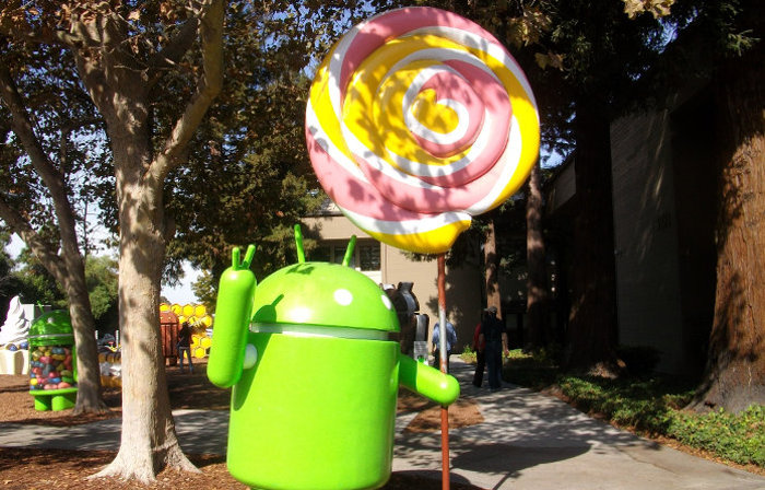muñecos android en googleplex