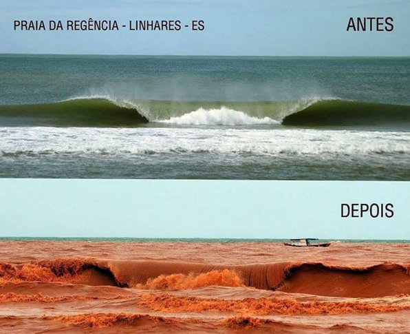 playa regencia en brasil antes y despues