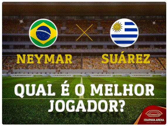 brasil vs uruguay en recife por eliminatorias